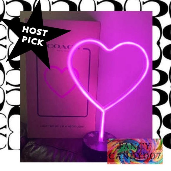 Coach LED Heart Lamp - NO Glass - Picture 2 of 8